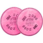 3M 3M„¢ Particulate Filter, P100, w/Acid Gas Relief, 2096, Pkg of 2 7000002048